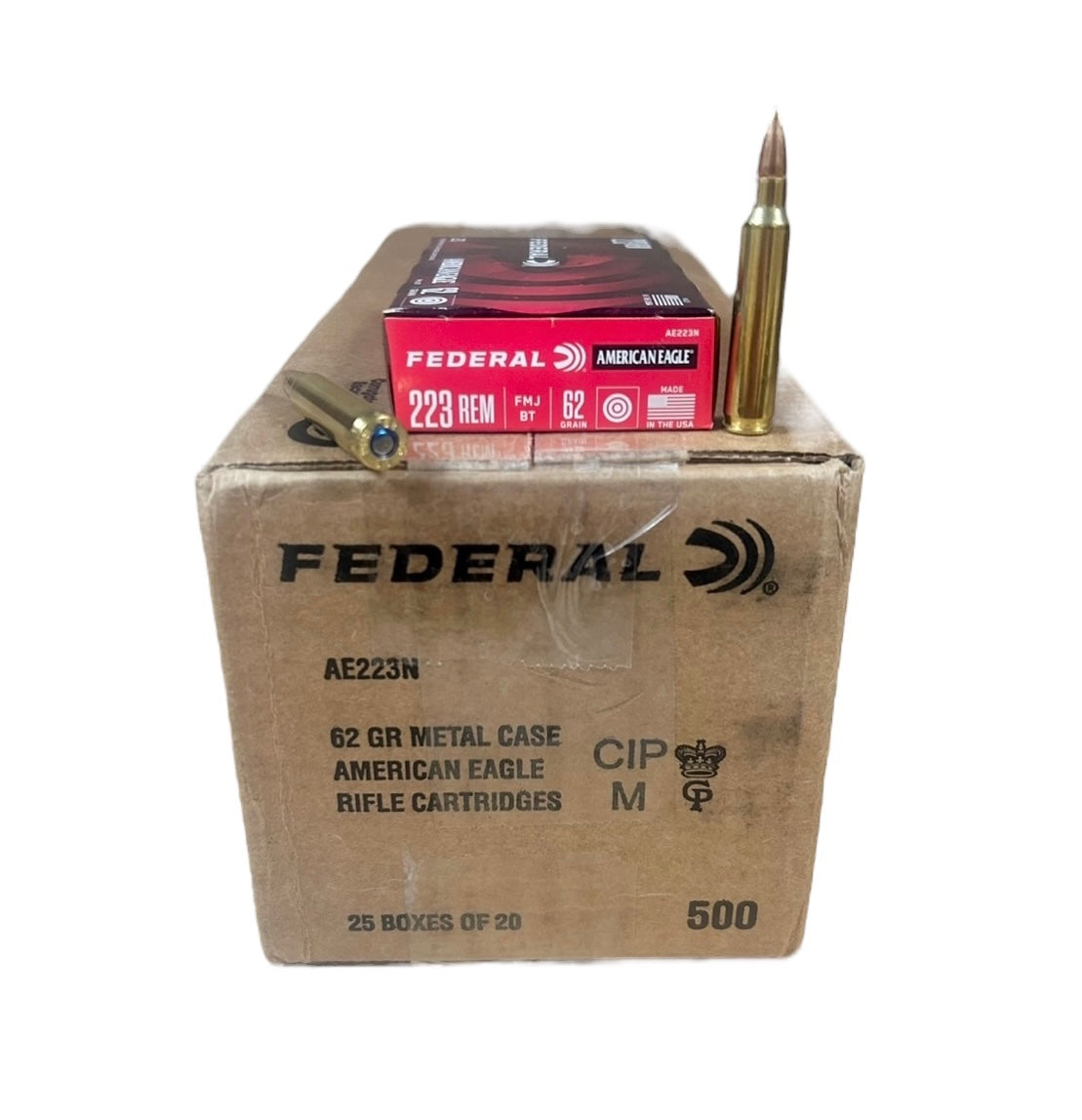 Free Shipping - Federal American Eagle .223 Rem Ammo 62gr FMJ - AE223N