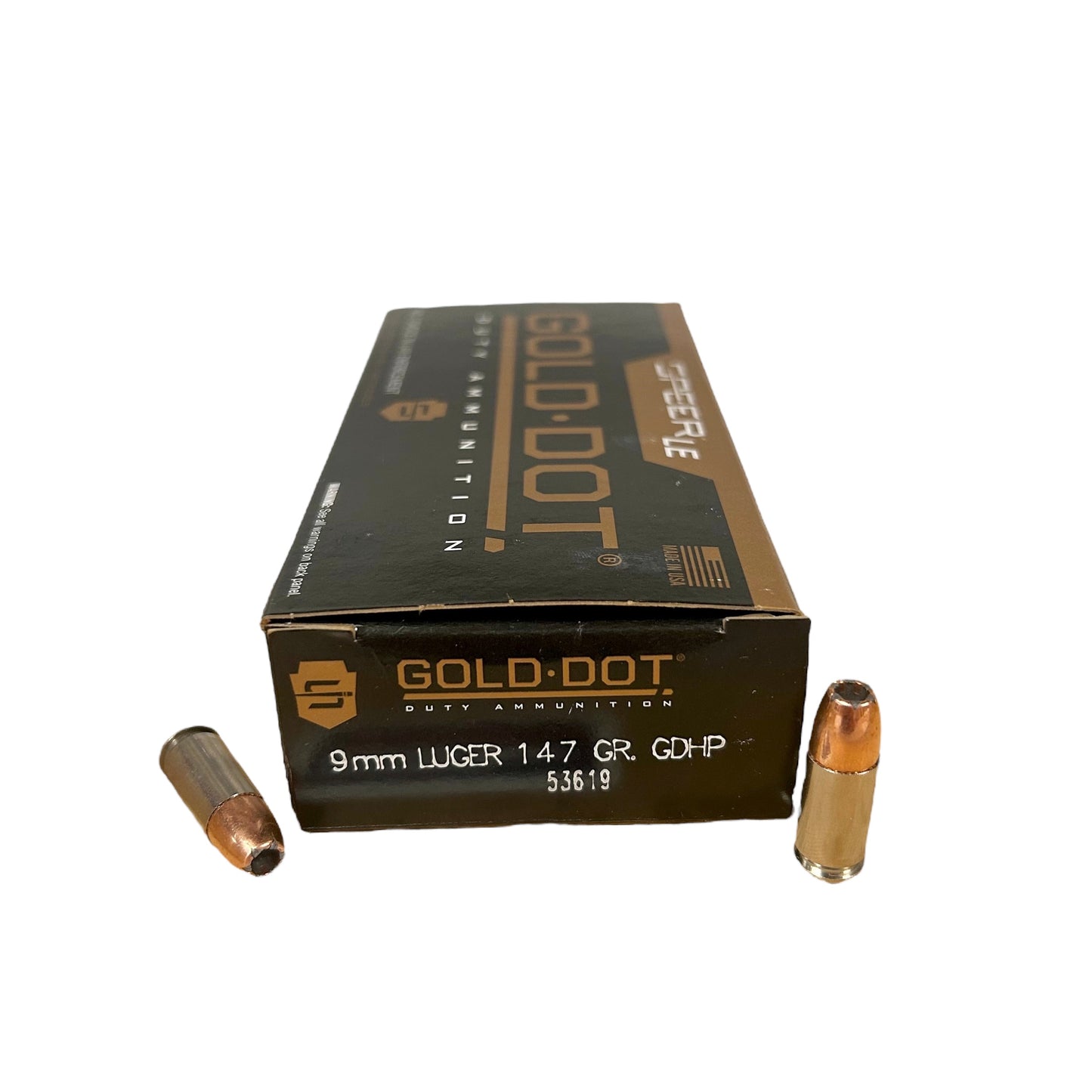 Free Shipping - Speer Gold Dot 9mm Ammo 500 Rounds 147gr GDHP - 53619